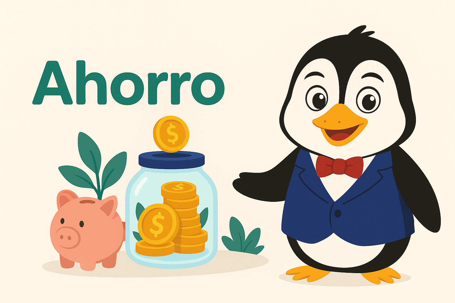Ahorro con Sr. Pingüino